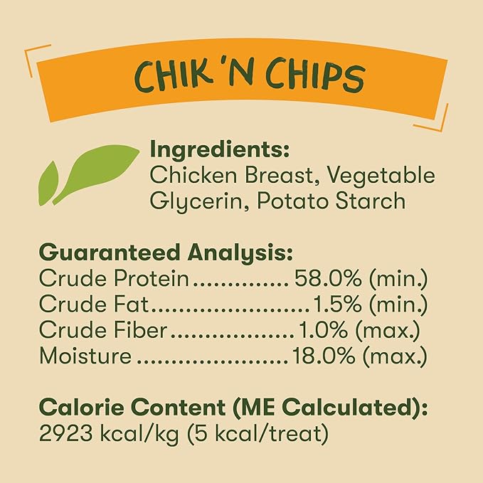 Pet 'n Shape Chik 'n Chips Jerky Dog Treats - 1 Pound