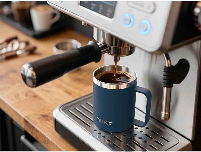 TILUCK 12 oz Insulated Coffee Mug