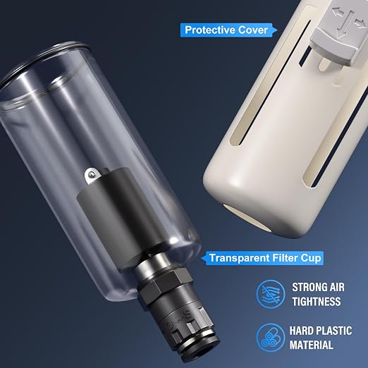 TAILONZ PNEUMATIC 1/2 Inch NPT Automatic Drain Air Filter Pressure Regulator