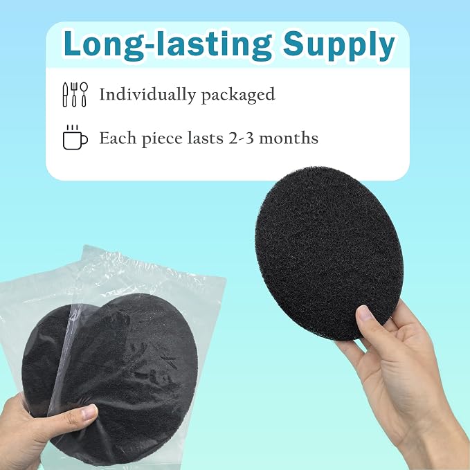 NewKe 12 Pack Natural Carbon Filter Refills