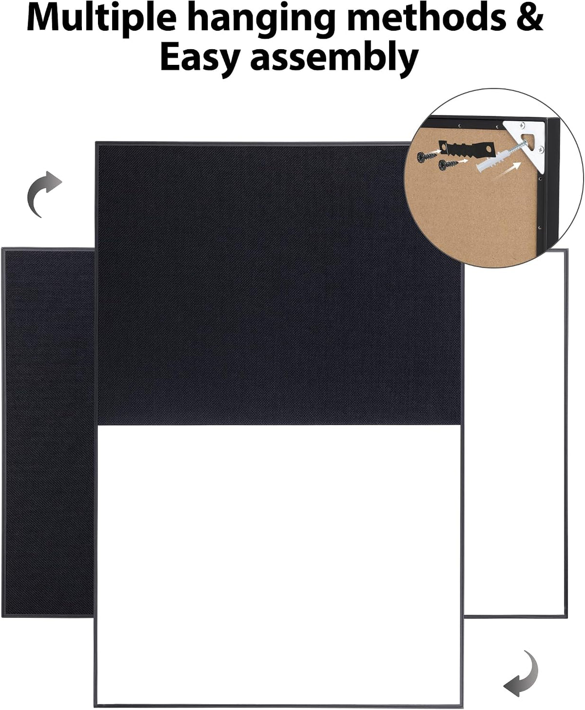 ARCOBIS Cork Board White Board Combo