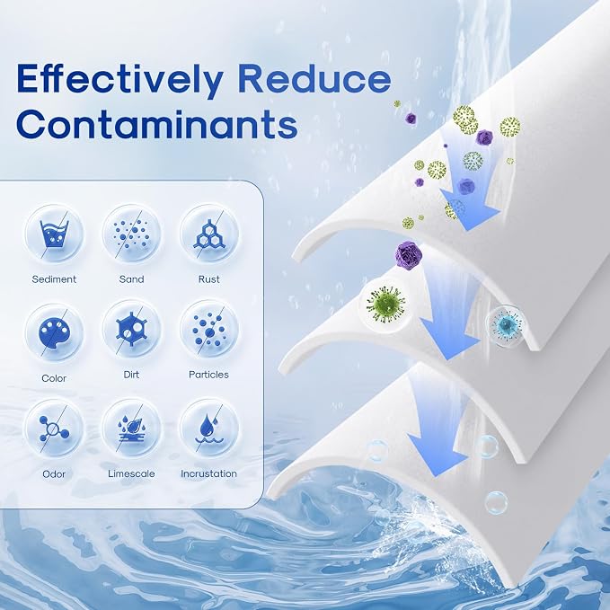 ICEPURE PP10BB 5 Microns 10" x 4.5" Whole House Sediment Water Filter