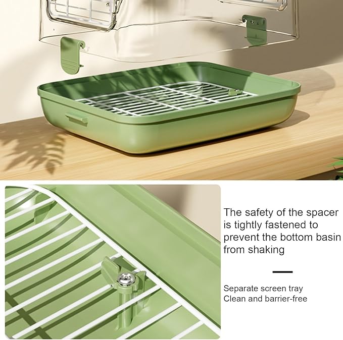 Standing Flight Parakeets Cage Set Large Bird Carriers Panoramic View Bird Cage for Outdoor Use