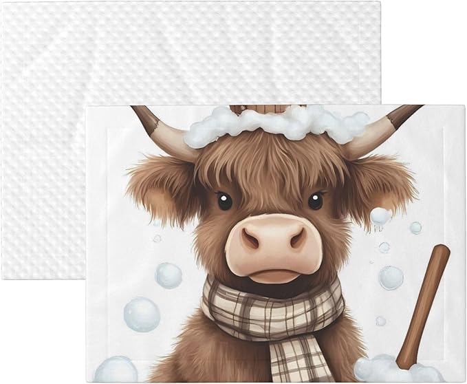 Waterproof Dog Blanket Soft Pet Blanket for Puppy Cat, Fleece Cat Throw Blankets for Furniture Bed Couch Sofa Reversible - Cow
