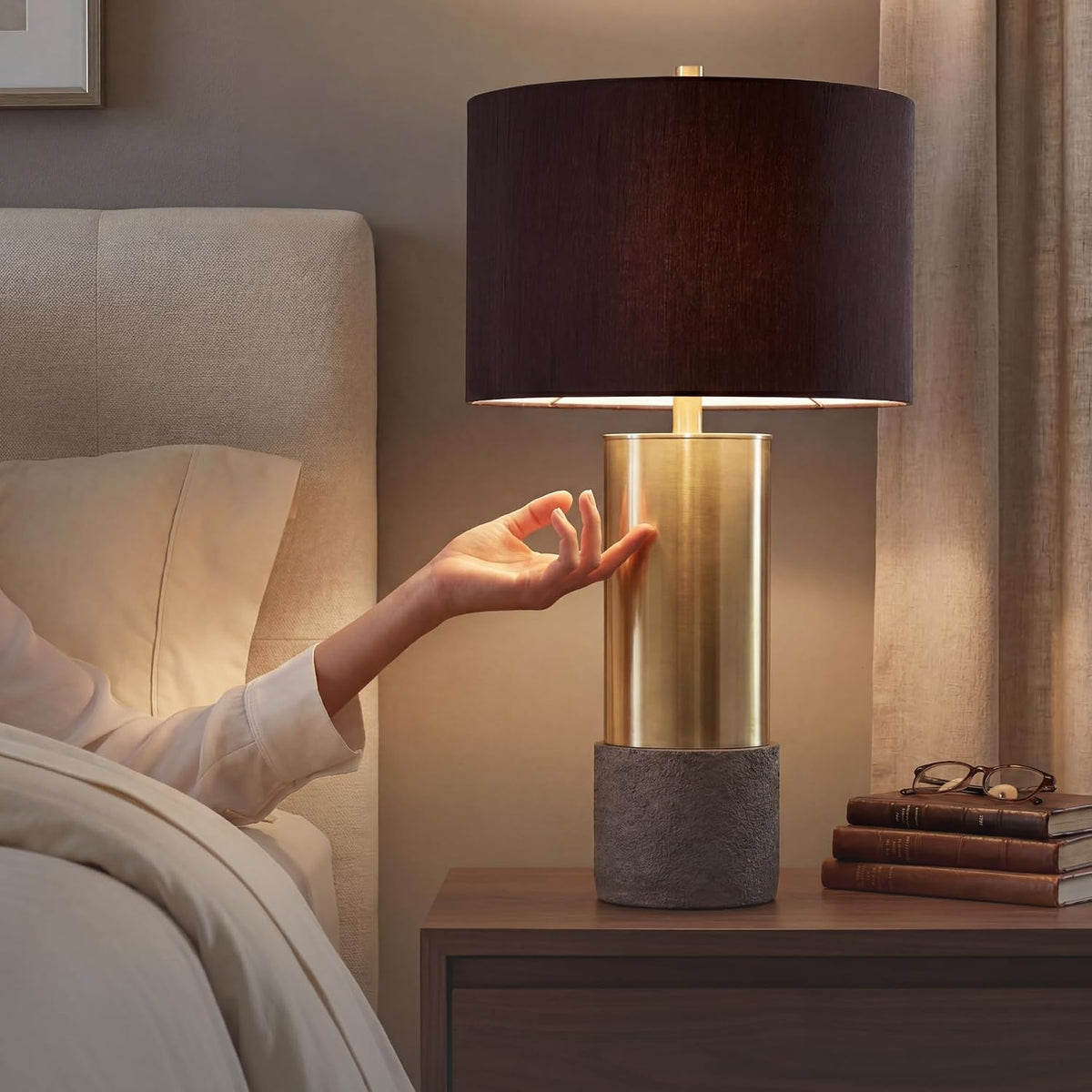 Signature Design by Ashley Jacek Contemporary Table Lamp Set of 2