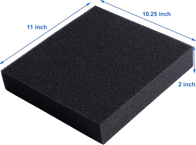AQUANEAT Aquarium Filter Sponge Open Cell Foam Sheet Bio Sponge Filter Media