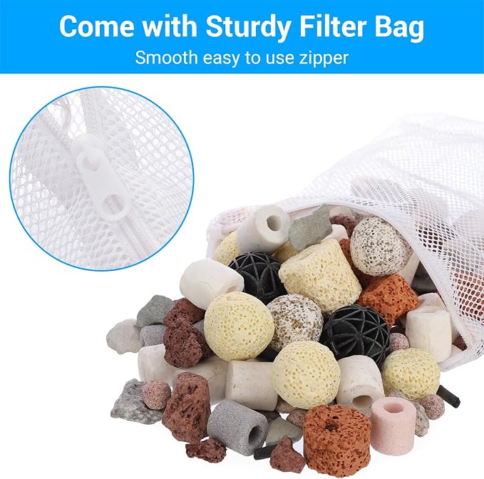 Segarty 12-in-1 Aquarium Bio Filter Media