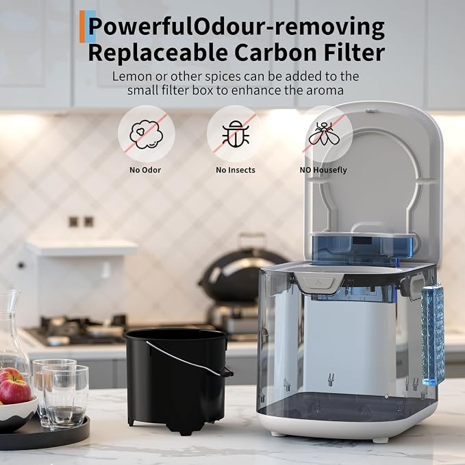 3.5L Electric Composter Countertop, 3 Modes Kitchen Smart Compost Bin