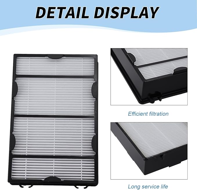 4Pcs HAPF600 HEPA Replacement Filters Kit Replacement