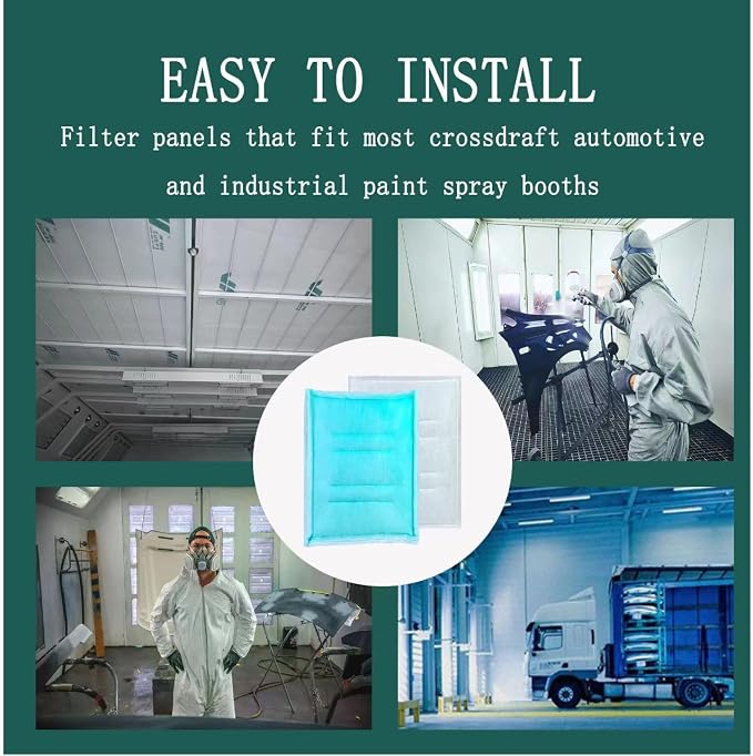 AUC Paint Booth Tacky Intake Filter Pad Series 55