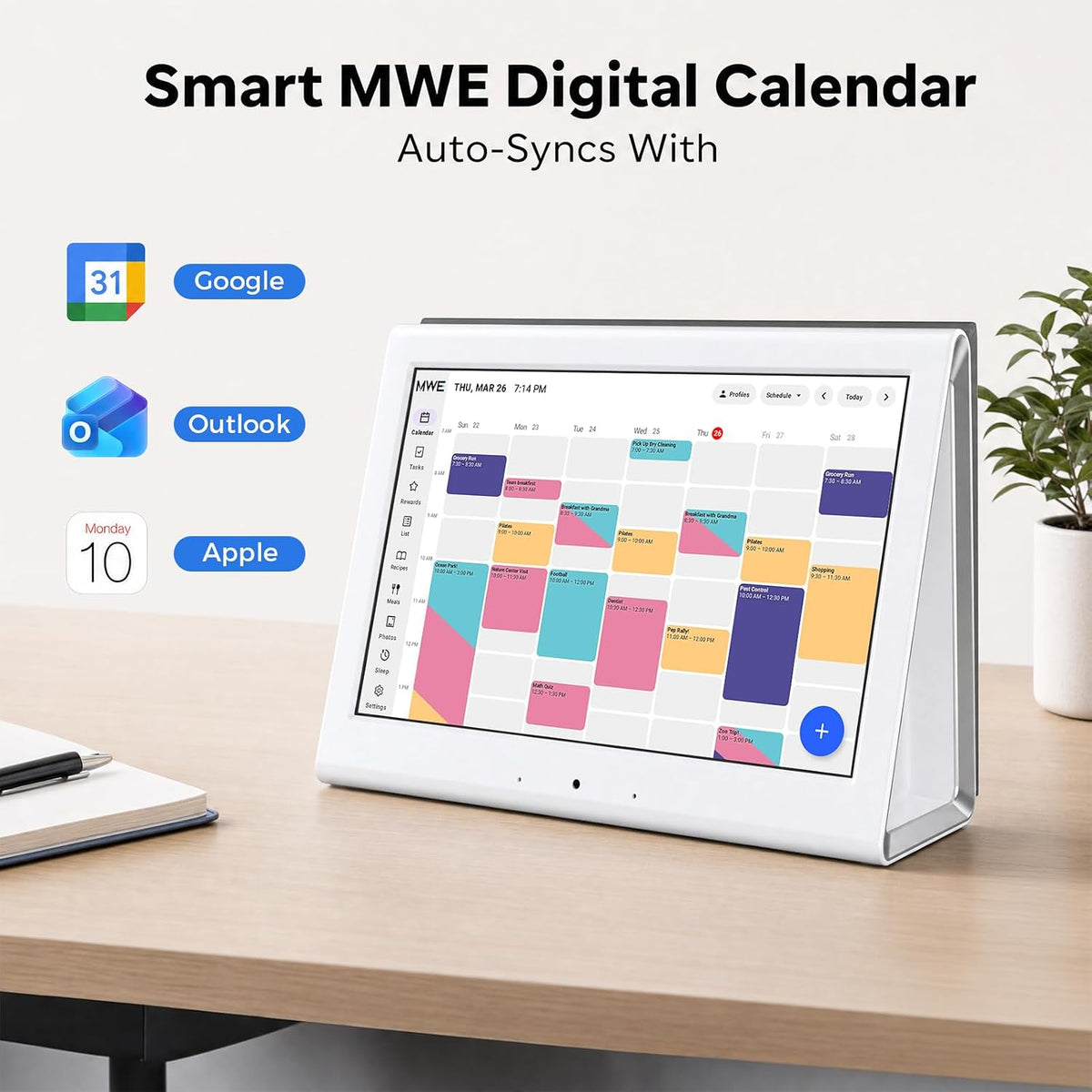 2026 Smart Digital Calendar No Subscription MWE APP