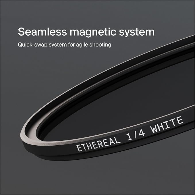 Urth 49mm Magnetic Ethereal White Mist ¼ Diffusion Lens Filter — Cinematic