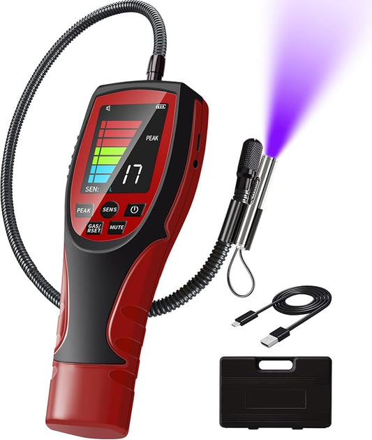 HVAC Refrigerant Leak Detector, Aprvtio ALD-200 PRO Rechargeable Freon Leak