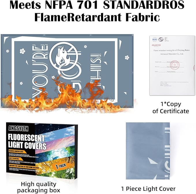 Fluorescent Light Covers