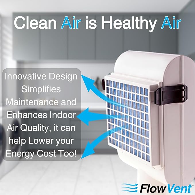 Indoor Dryer Vent Filters | Dual Filter Lint Trap