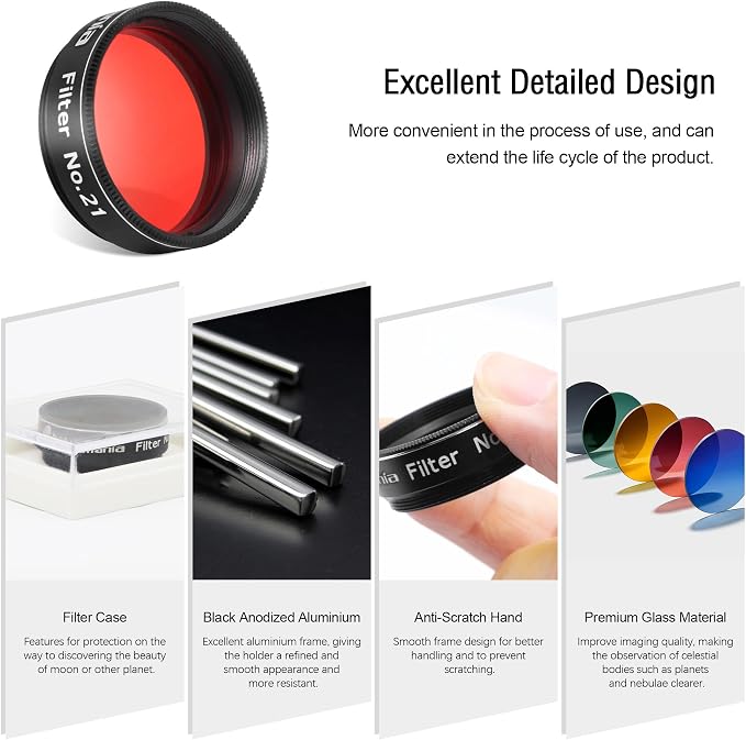 Astromania Telescope Filter, 1.25 Inches Planetary Filter