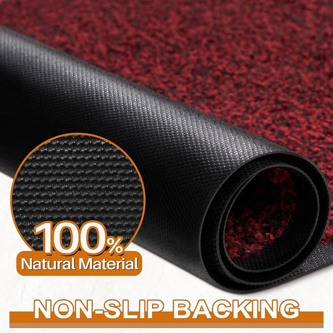 Mibao Front Door Mat Indoor Entrance, Dirt Trapper Welcome Mat