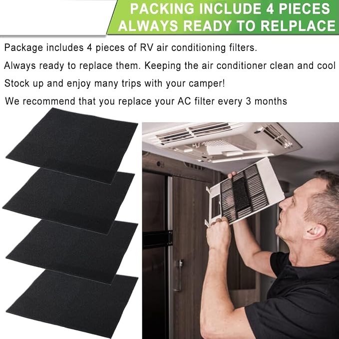 RV Air Conditioner Foam Filter Replacement 6798A3761 Compatible