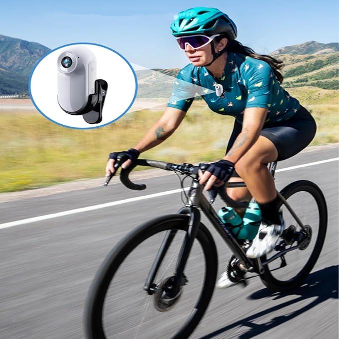 Dog Camera 2.0 Waterproof 1080p Pet Action Camera,Cat Cameras Collar Real Time Feed,Wireless Mini Sport Cam,with 32g Card (Black)