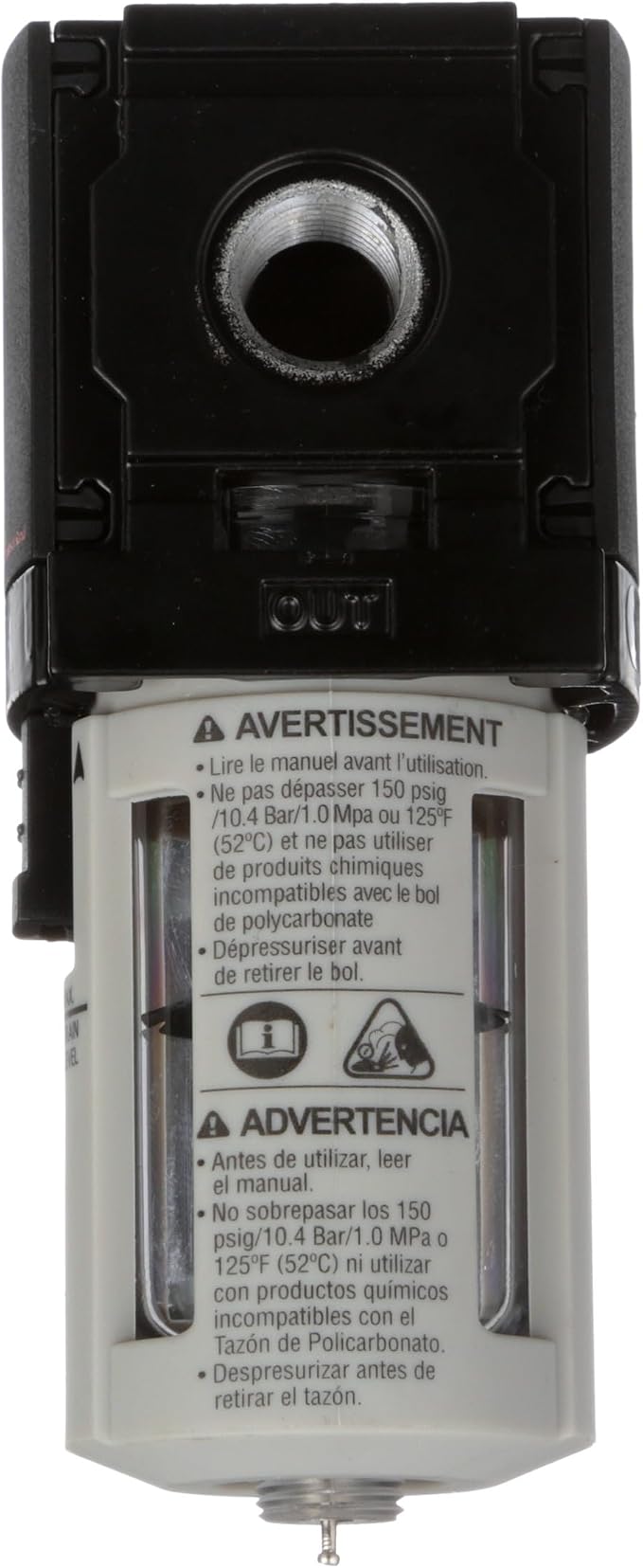 ARO Ingersoll Rand ARO F35121-400-VS Air Line Filter, 1/4" NPT