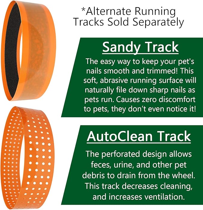 Autoclean Track (for Silent Runner 12" Regular) - Ventilated Easy Clean Track for Silent Runner Pet Exercise Wheel