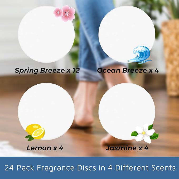 F Flammi 24 Pcs Fragrance Discs Compatible