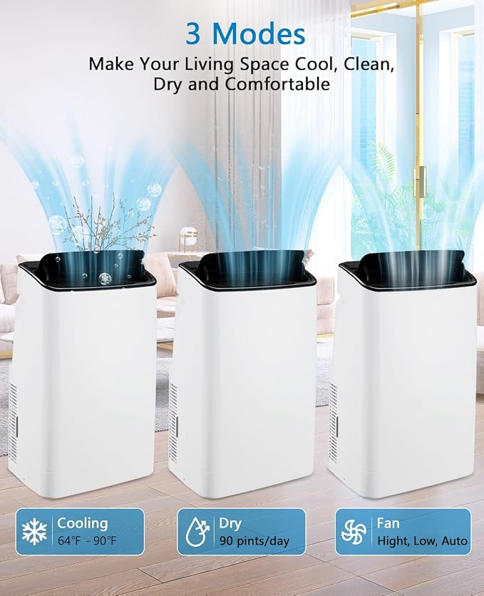 14, 000 BTUs Portable Air Conditioner