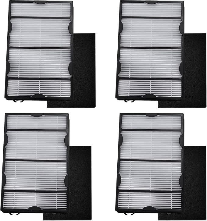 4Pcs HAPF600 HEPA Replacement Filters Kit Replacement