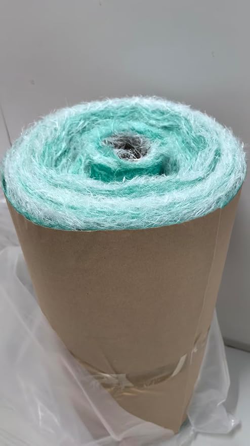 AUC Paint Spray Booth Exhaust Filter Roll, 40.5" x 300ft, 15 Gram Fiberglass