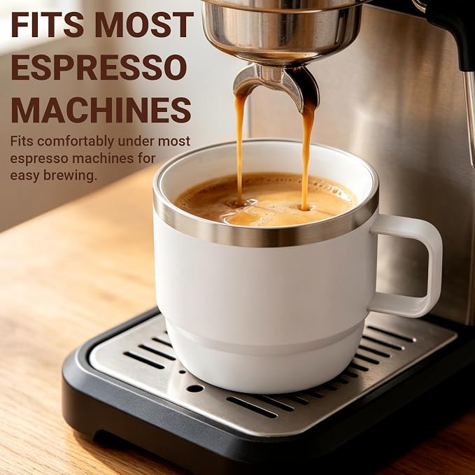 Zenbo 8 oz Stackable Coffee Mugs