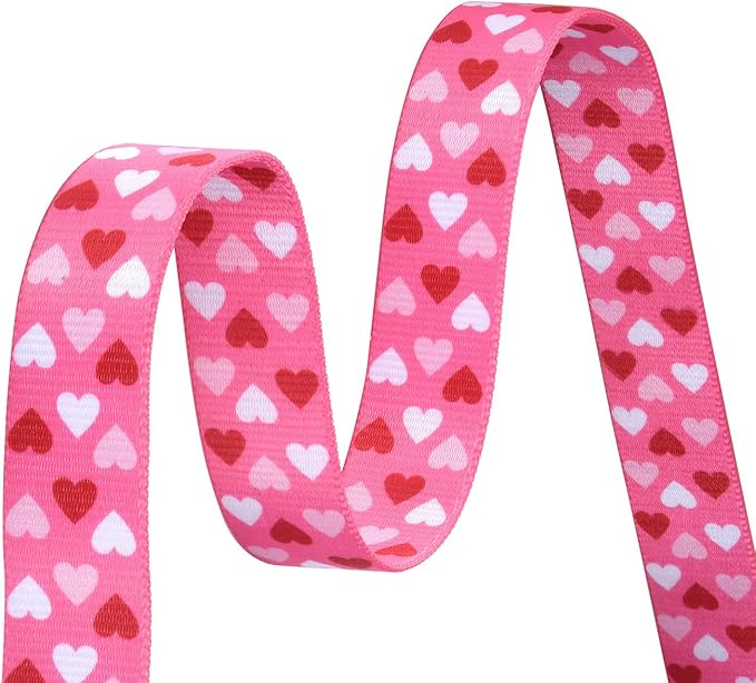 Dog Collar and Leash Set - Adjustable Heart Dog Collar - Love Theme - Perfect for Small Medium Large Dogs(Pink Heart Set,XS)