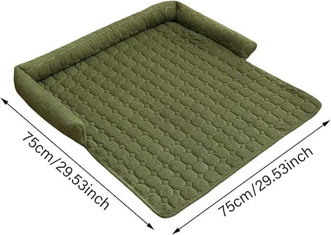 Luxurious Calming Dogs/Cats Bed Mats, Dog Couch Covers Protector, Dog Bed Fluffy Plush Mat for Furniture Protector with Removable Washable Cover for Large Medium Small Dogs and Cats (Coffee)