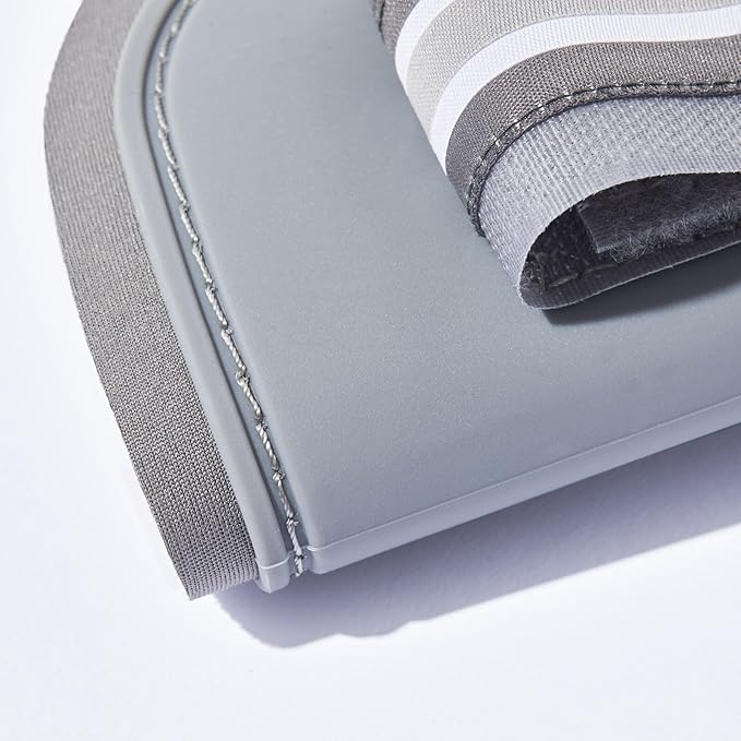 HORZE Adepto Open Front Tendon Boots | Durable Shell with Neoprene Lining - Steel Grey - Horse