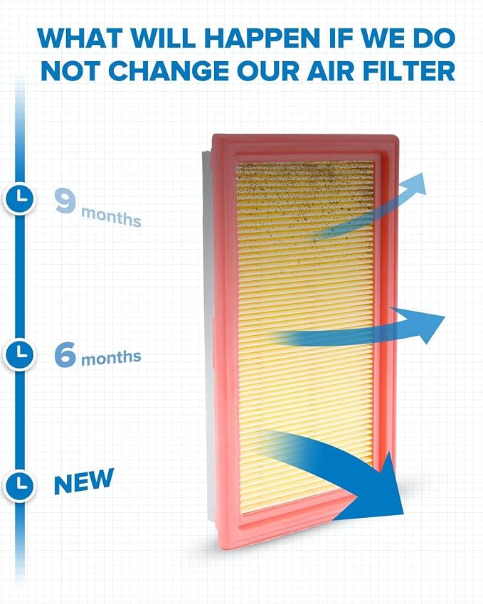 PHILTOP Engine Air Filter CA10234 Replacement
