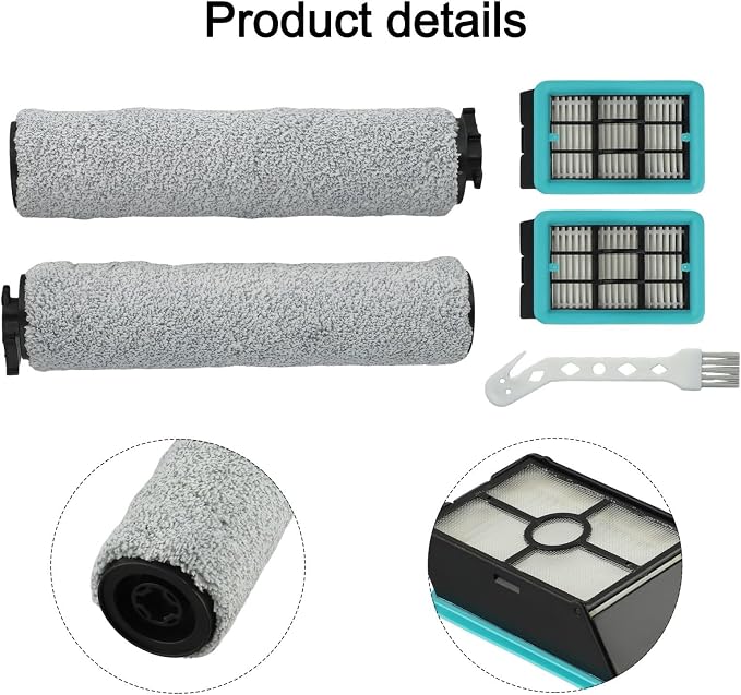 Replacement Vacuum Brush Roller Filter Set Compatible
