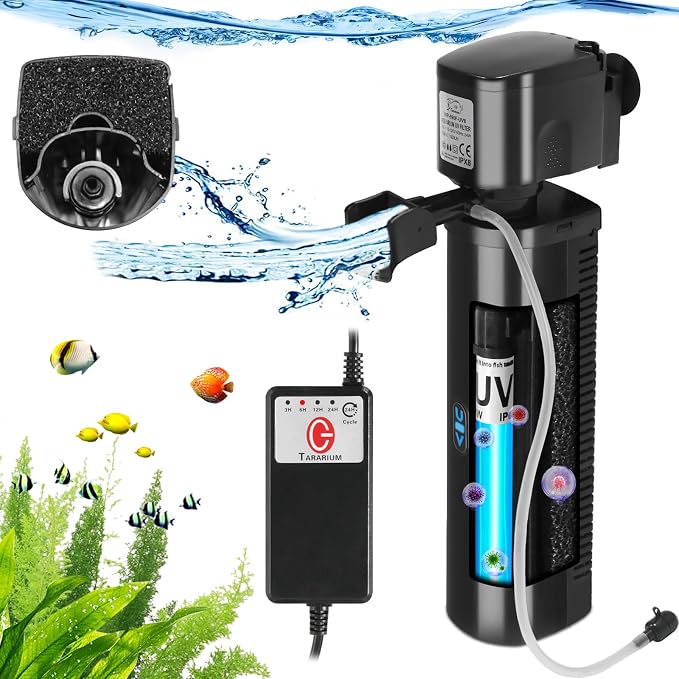 Aquarium U-V Filter 290GPH w/ Scientific Timer