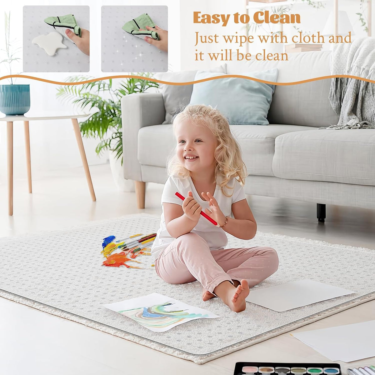 KMAT Office Chair Mat for Carpet, Computer Desk Mat
