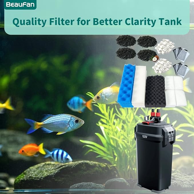 38 Pack Filter Media Kit for Fluval 406/407 Canister Filters, Replacement Bio