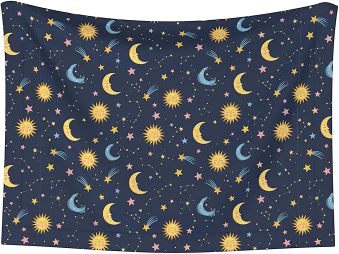 Double Sided Pet Throw for Dogs Who Shed, Colorful Stars, Reversible Blanket with Nubby Dot Side Catches Loose Fur for Easier Furniture Cleanup