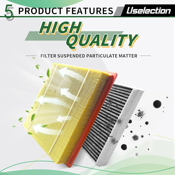 Cabin Engine Air Filter W/Activated Carbon Kit