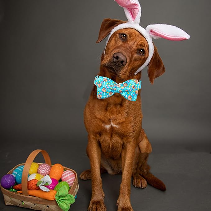 Lionheart Glory Easter Day Dog Collar with Bow for Large Dogs