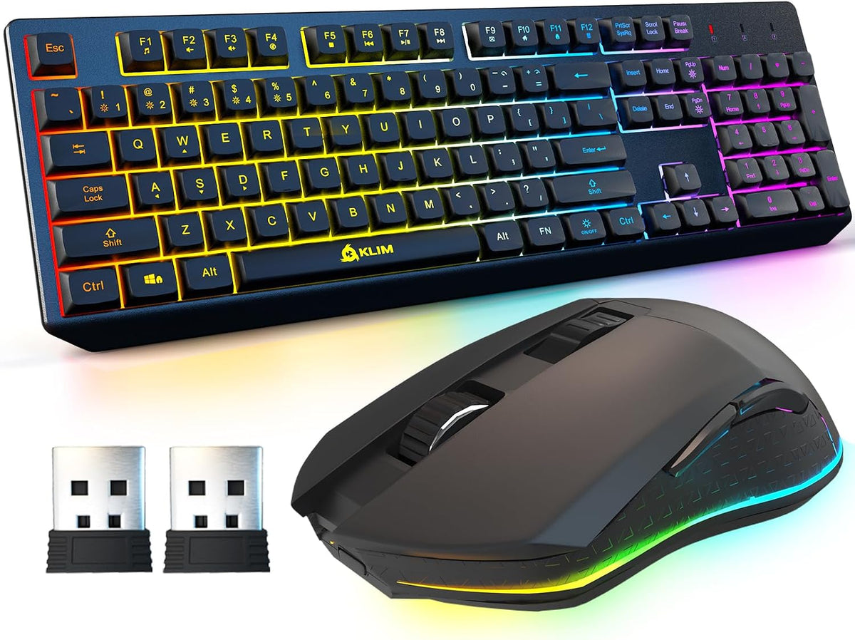 Chroma Wireless Gaming Keyboard and Mouse Bundle, US Layout, Backlit RGB