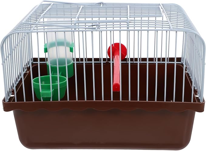 Kisangel Portable Bird Cage Food Box and Water Feeder Lightweight Travel Carrier for Birds Like Parrots and Lovebirds Convenient Pet Transport