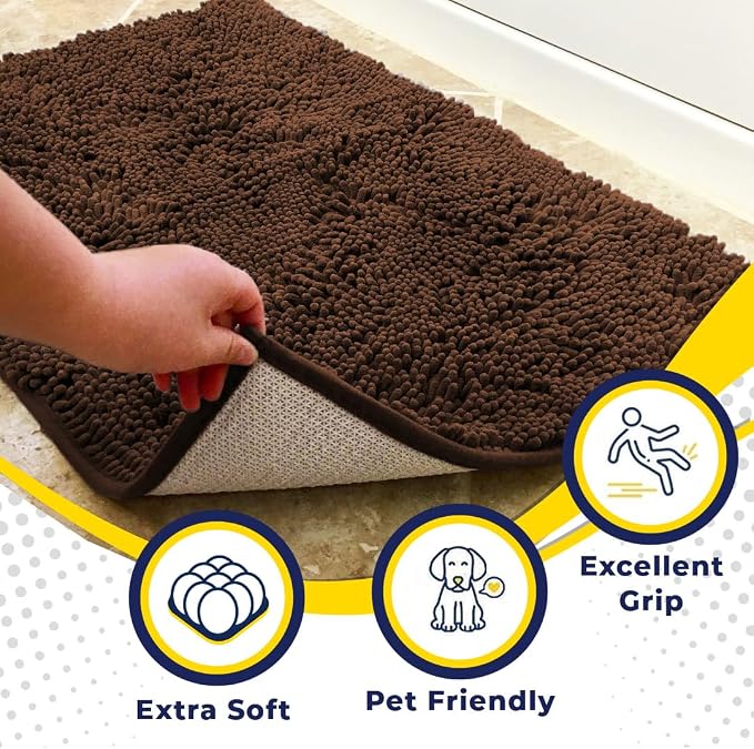 Muddy Mat® | Super Water Absorbent Door Mat Indoor, Microfiber Quick Dry