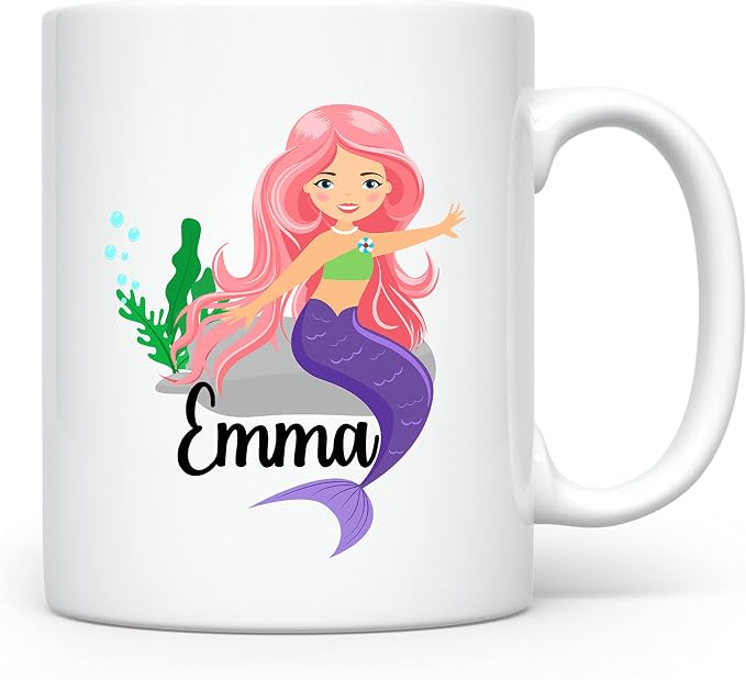 Personalized Mug for Kids, Girls | Customized Hot Chocolate, Coffee & Tea Cup |