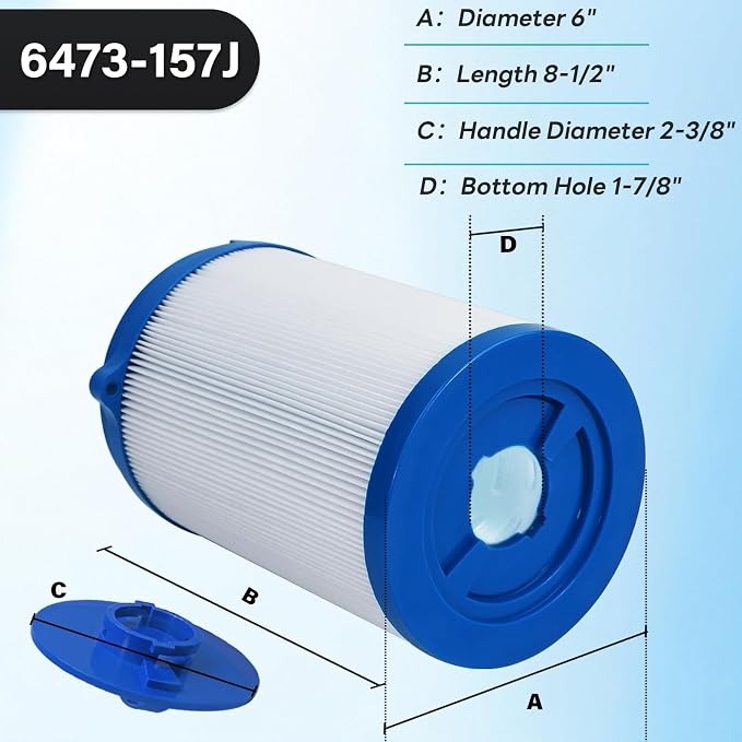 6473-157 Hot Tub Filter Replacement