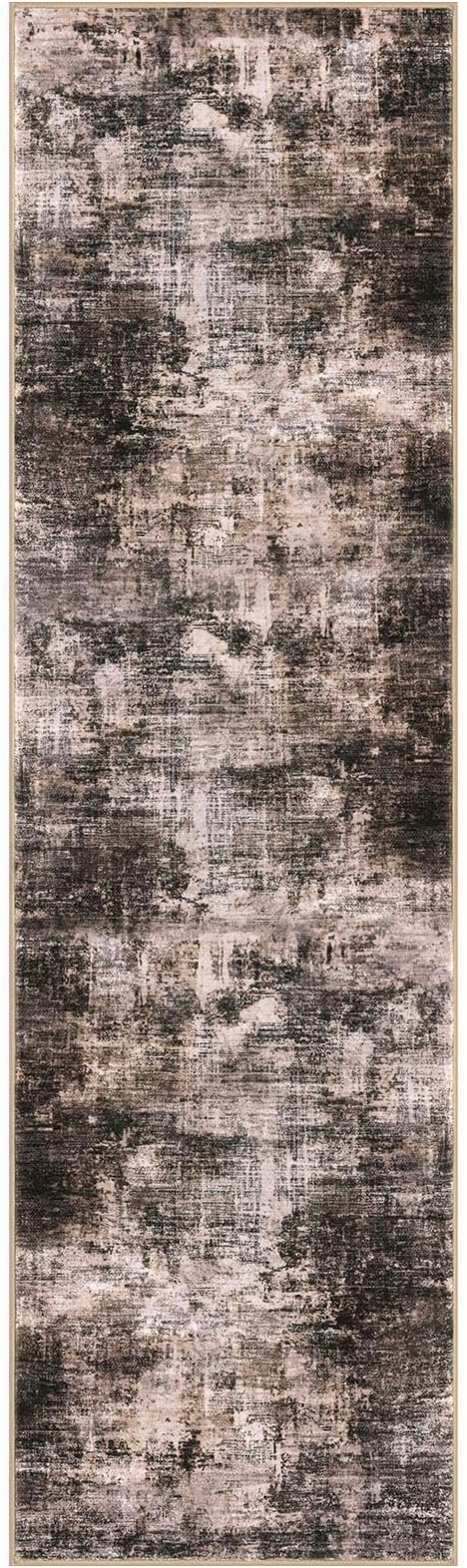 IOHOUZE Abstract Runner Rug 3x10 Ft Washable Runners