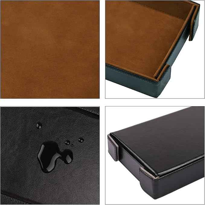 Valet Tray Desktop Storage Organizer Catchall Tray