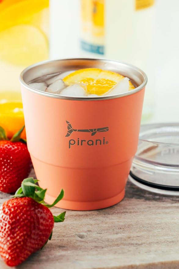 Pirani 10 oz. Insulated Stackable Wine and Whiskey Tumbler