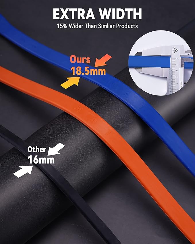 Rubber Bungee Cords with S Hooks, Heavy Duty Bungee Straps, Assorted Sizes with 15% Wider & Over 132 lbs Load, Colored, 100% EPDM Rubber for Cargo, Tarps, Van, Truck, 10", 15", 21", 31" (10 Pack)